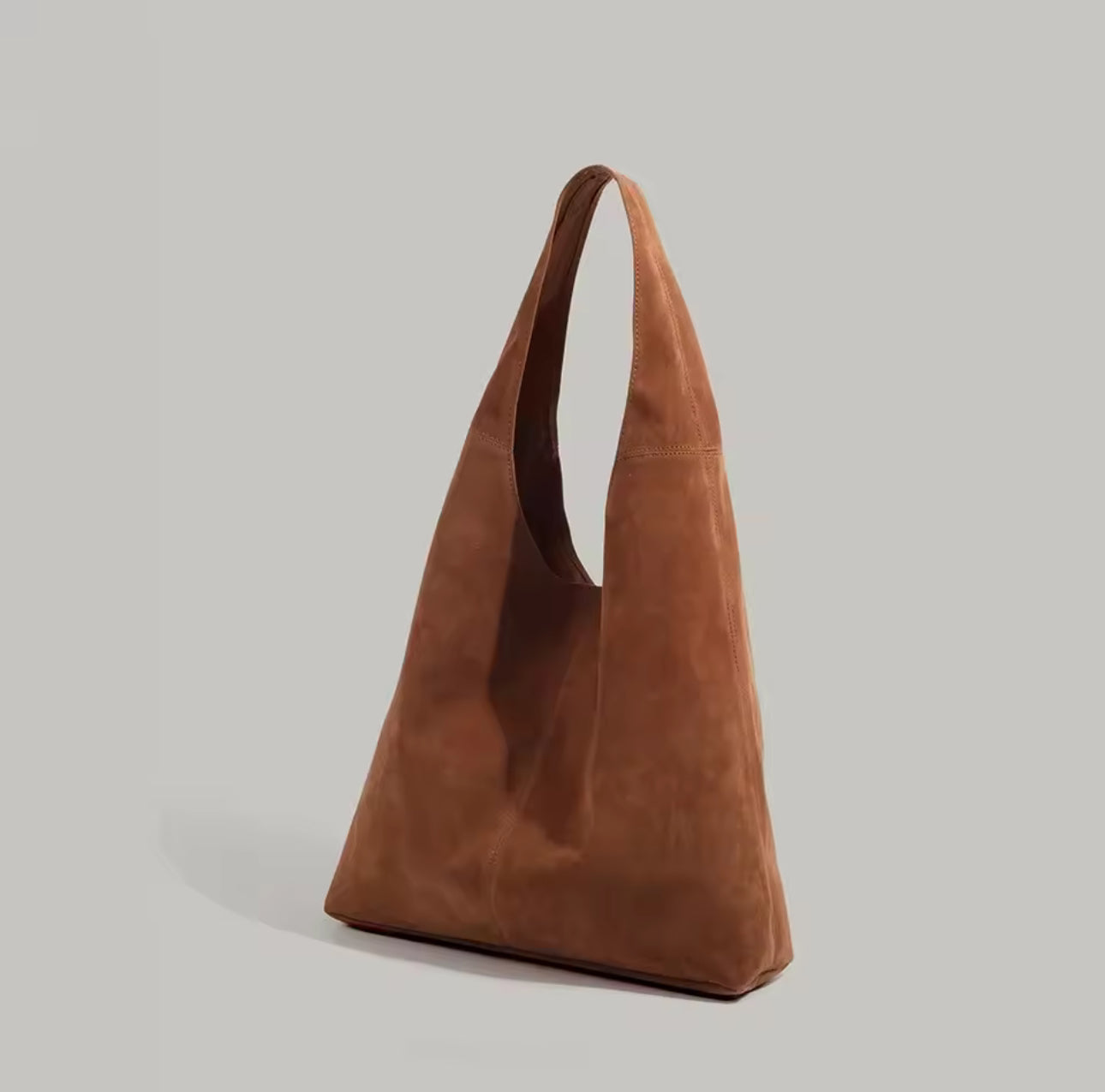 JUNO – Retro-Shopper aus Wildleder-Optik